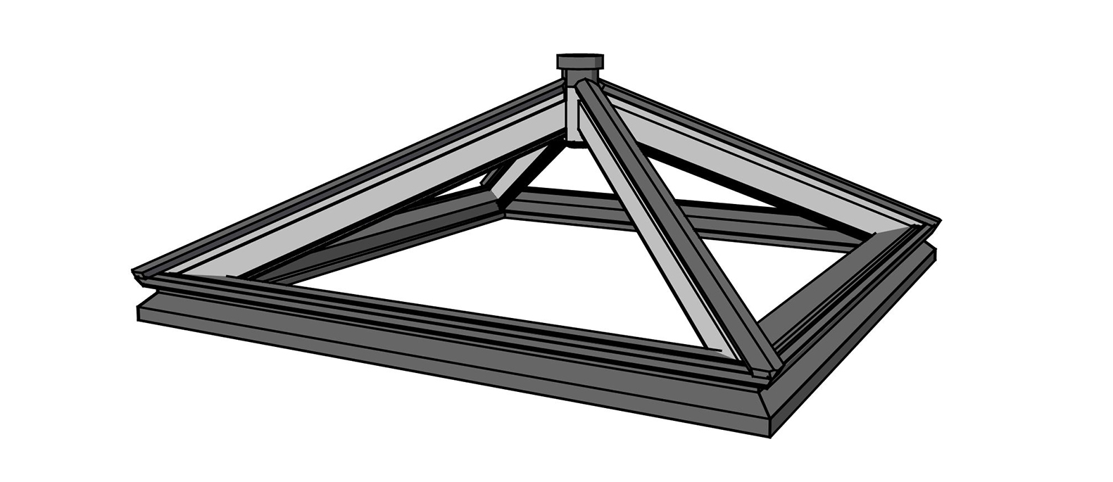 Just Roof Lanterns Linear Collection of Roof Lanterns